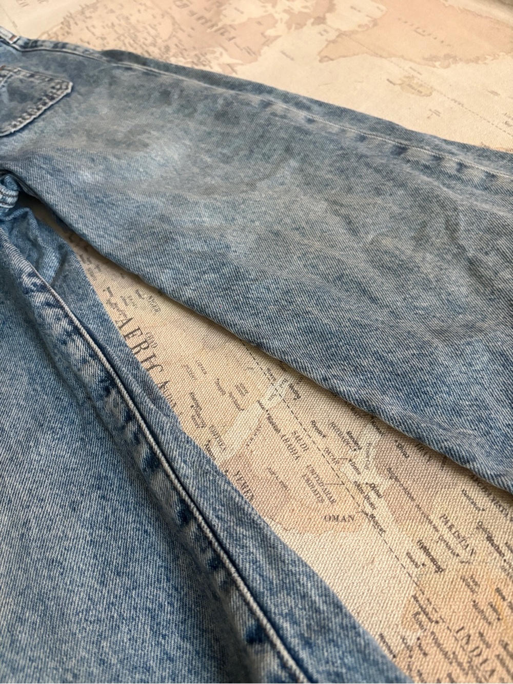 GAP Kids High Stride Wide Leg High Rise Denim Jeans Size 10 Slim - Picture 3 of 5